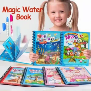 Magic Water Reusable Colouring Book for Kids