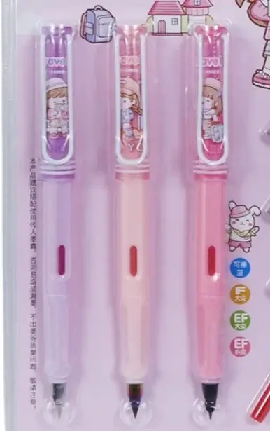 Stylish Fountain Ink Pen 3PC | Refillable Fountain Pen - Image 2