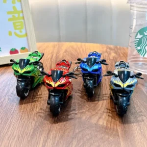 Heavy Bike Key Chain | Pull Back Motorcycle Key Chain