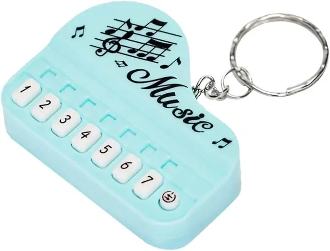 Mini Piano Musical Keychain – Cute Piano Key Ring & Music Lover Gift - Image 3