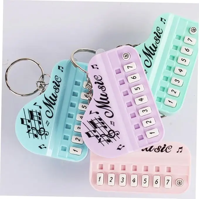 Mini Piano Musical Keychain – Cute Piano Key Ring & Music Lover Gift - Image 2