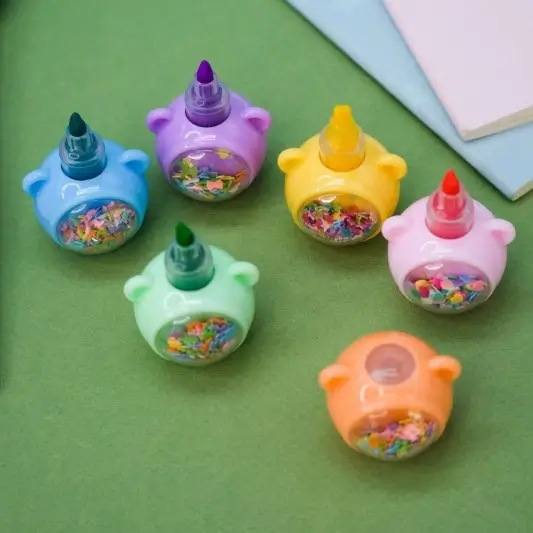 Astronaut Head Highlighter | Colorful Cute Stationery - Image 2
