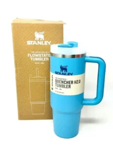 Stanley Quencher Tumbler – 40oz (1200ml) | Stainless Steel Vacuum Insulated Cup with Handle, Straw & Lid